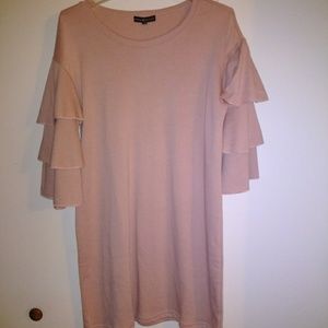 Cute Bell Sleeved Sweater Dress